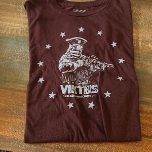 Viktos tee Shirt burgundy XL